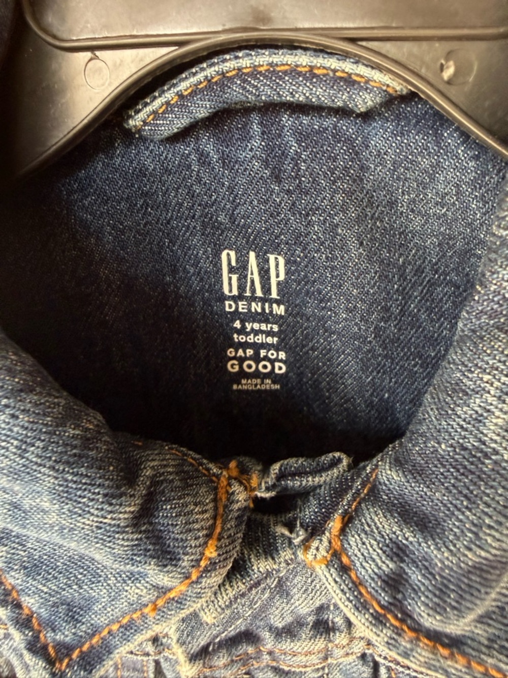 BabyGap Indigo Denim Trucker Jacket - Picture 4 of 5